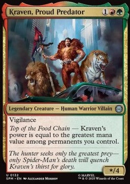 Kraven, Proud Predator - Magic: The Gathering | Marvel's Spider-Man (Uncommon) [SPM-132]