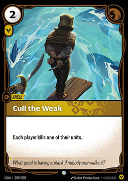 Cull the Weak - Origins (Common) [OGN-209]