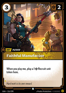 Faithful Manufactor - Origins (Common) [OGN-211]