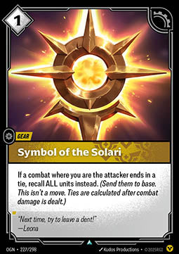 Symbol of the Solari - Origins (Uncommon) [OGN-227]