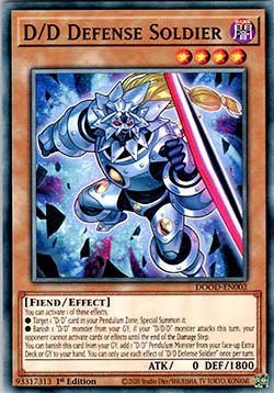 D/D Defense Soldier - Doom of Dimensions (Common) [DOOD-002]