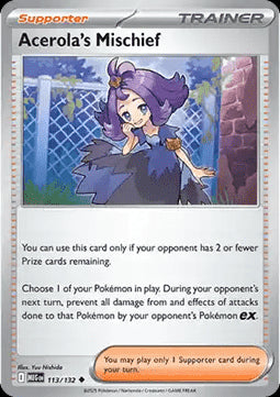 Acerola's Mischief - Mega Evolution (Uncommon) [MEG-113]