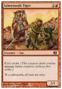 Sabretooth Tiger⁣ - Eighth Edition⁣ (Common)⁣ [217]