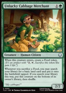 Unlucky Cabbage Merchant - Magic: The Gathering | Avatar: The Last Airbender (Uncommon) [TLA-201]