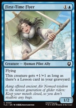 First-Time Flyer - Magic: The Gathering | Avatar: The Last Airbender (Common) [TLA-49]
