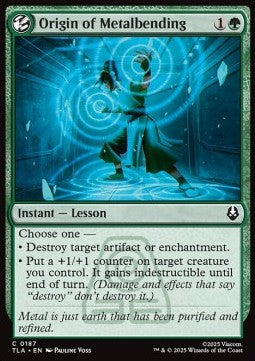 Origin of Metalbending - Magic: The Gathering | Avatar: The Last Airbender (Common) [TLA-187]