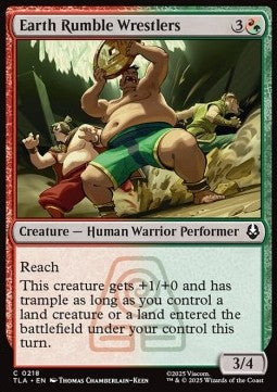 Earth Rumble Wrestlers - Magic: The Gathering | Avatar: The Last Airbender (Common) [TLA-218]