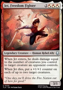 Jet, Freedom Fighter - Magic: The Gathering | Avatar: The Last Airbender (Uncommon) [TLA-229]