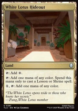 White Lotus Hideout - Magic: The Gathering | Avatar: The Last Airbender (Uncommon) [TLA-281]