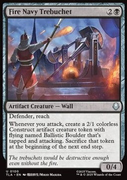 Fire Navy Trebuchet - Magic: The Gathering | Avatar: The Last Airbender (Uncommon) [TLA-100]