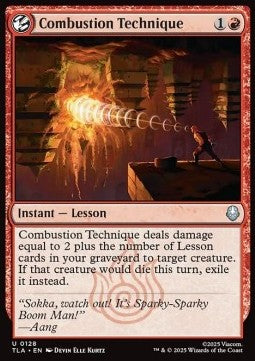Combustion Technique - Magic: The Gathering | Avatar: The Last Airbender (Uncommon) [TLA-128]