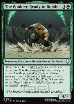 The Boulder, Ready to Rumble - Magic: The Gathering | Avatar: The Last Airbender (Uncommon) [TLA-168]
