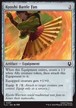 Kyoshi Battle Fan - Magic: The Gathering | Avatar: The Last Airbender (Common) [TLA-257]