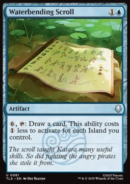 Waterbending Scroll - Magic: The Gathering | Avatar: The Last Airbender (Uncommon) [TLA-81]