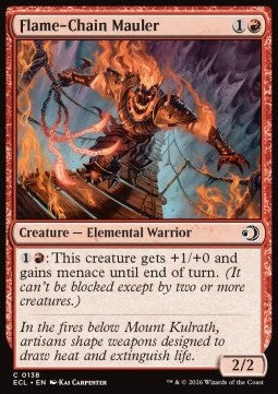 Flame-Chain Mauler - Lorwyn Eclipsed (Common) [ECL-138]