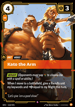 Kato the Arm - Spiritforged (Rare) [SFD-112]