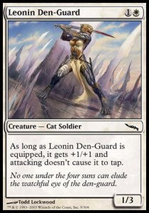 Leonin Den-Guard⁣ - Mirrodin⁣ (Common)⁣ [9]