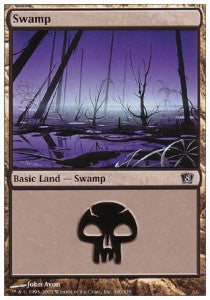 Swamp (V.2)⁣ - Eighth Edition⁣ (Land)⁣ [340]