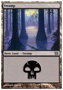 Swamp (V.4)⁣ - Eighth Edition⁣ (Land)⁣ [342]
