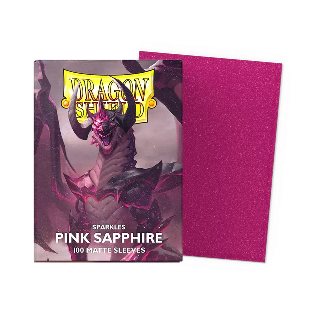Dragon Shield - Standard Sleeves: Pink Sapphire [Matte] (100 Sleeves) - The Upkeep