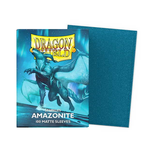 Dragon Shield - Standard Sleeves: Amazonite [Matte] (100 Sleeves) - The Upkeep