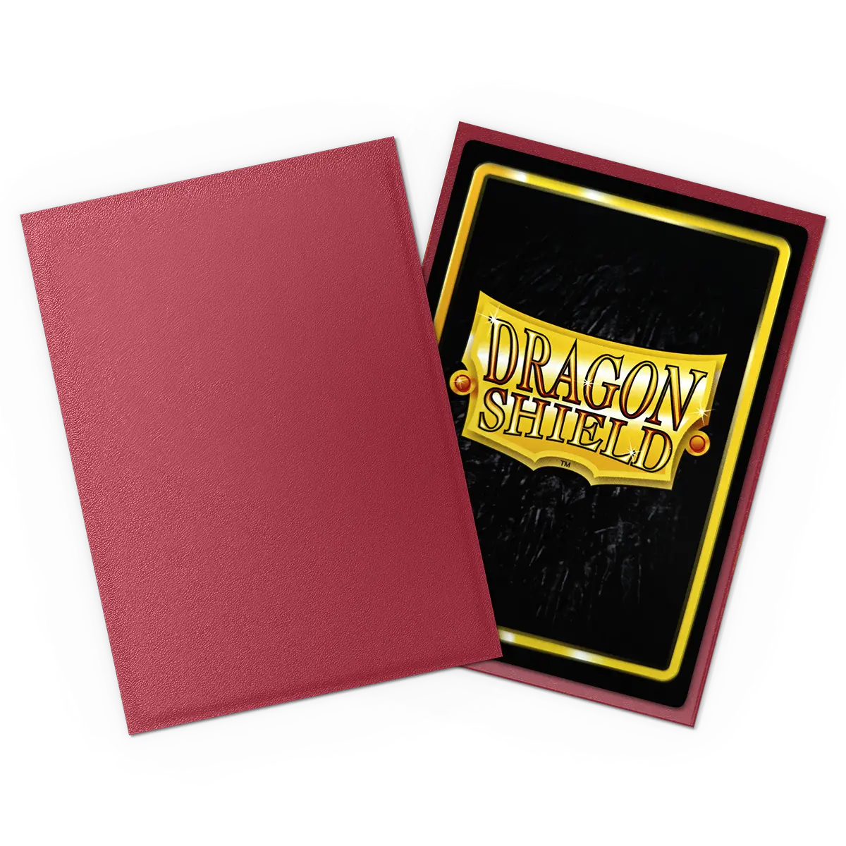 Dragon Shield- Standard Sleeves: Non-Glare Blood Red [Matte] (100 Sleeves) - The Upkeep
