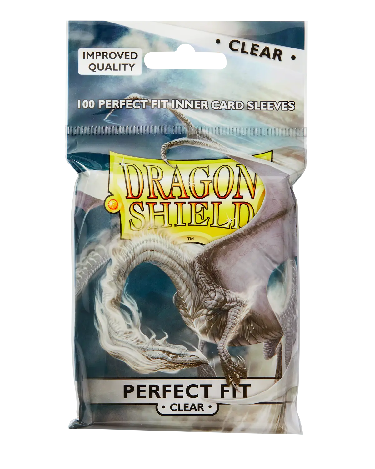 Dragon Shield - Standard Perfect Fit Sleeves: Clear (100 Sleeves) - The Upkeep