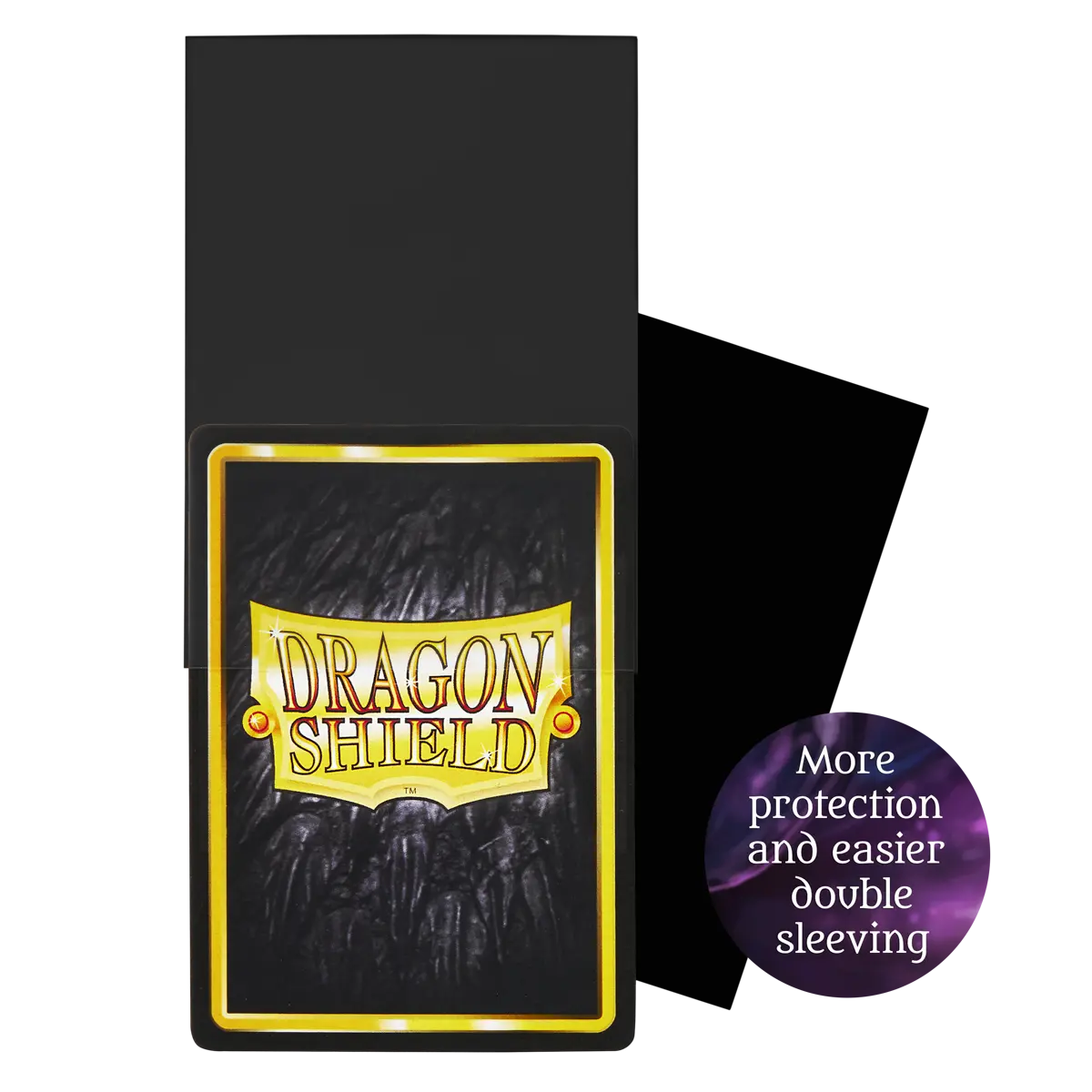Dragon Shield - Standard Perfect Fit Thick Inner Sleeves: Black (100 Sleeves) - The Upkeep