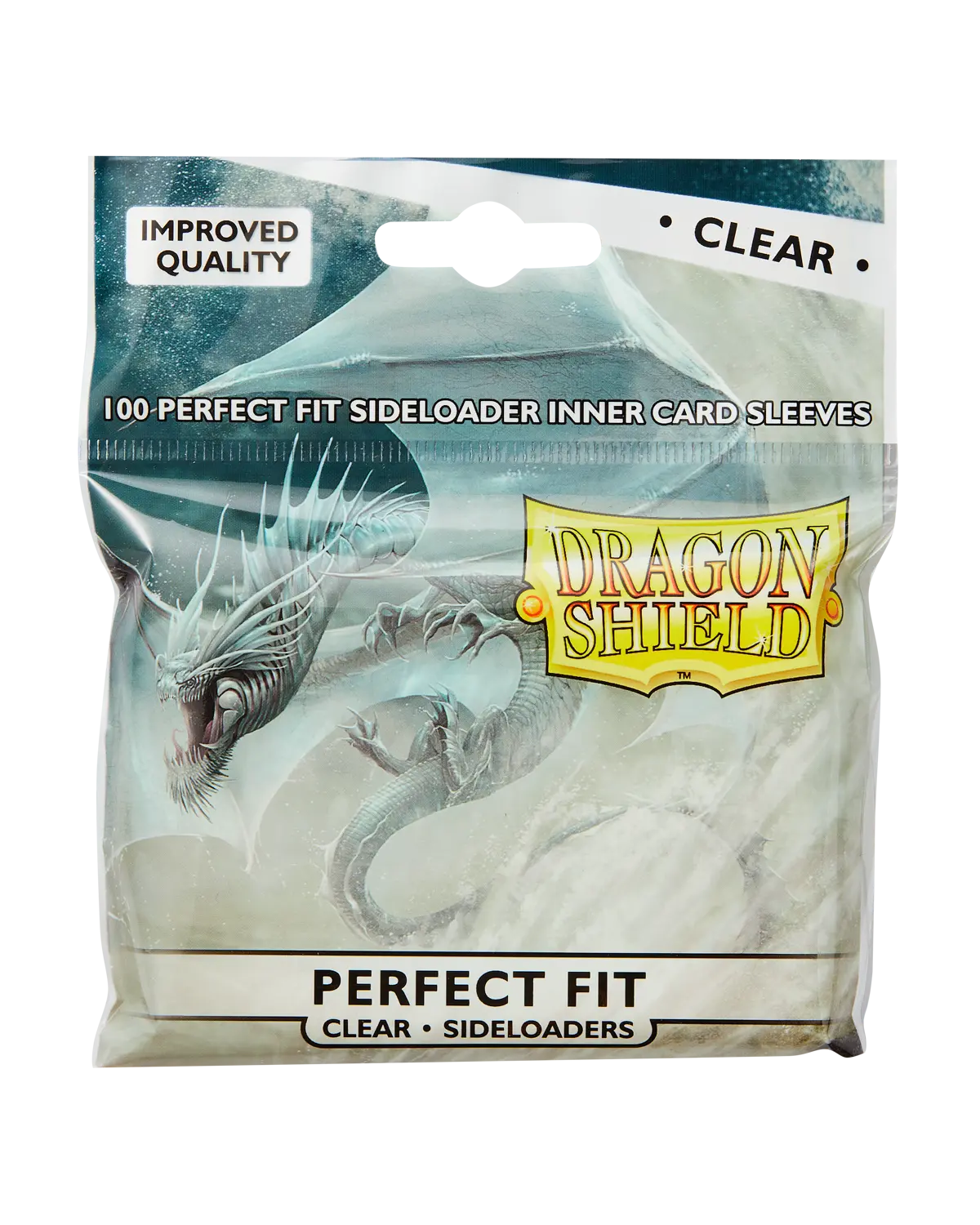 Dragon Shield - Standard Perfect Fit Sleeves: Clear [Sideloaders] (100 Sleeves) - The Upkeep