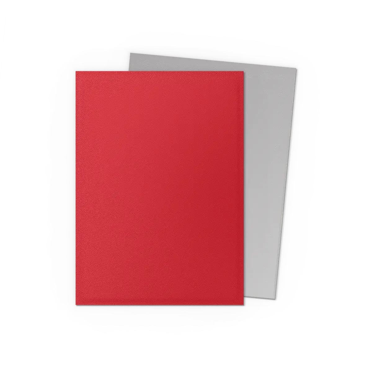 Dragon Shield - Standard Dual Sleeves: Crimson & Silver [Matte] (100 Sleeves) - The Upkeep