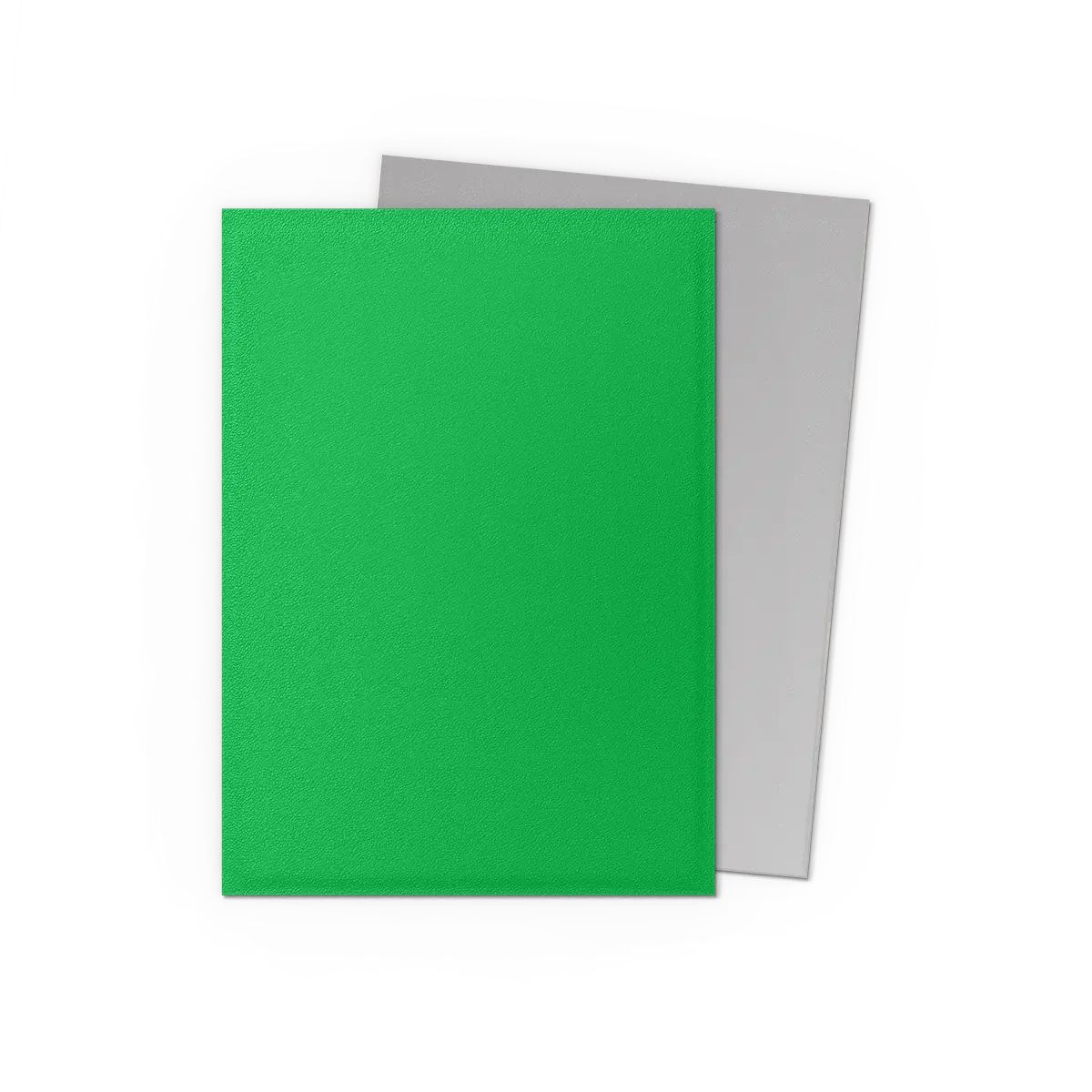 Dragon Shield - Standard Dual Sleeves: Apple Green & Silver [Matte] (100 Sleeves) - The Upkeep