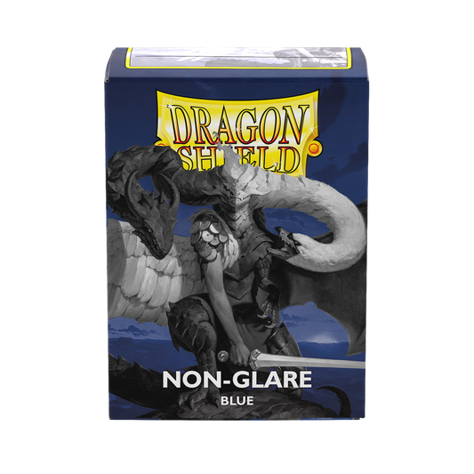 Dragon Shield - Standard Sleeves: Non-Glare Blue [Matte] (100 Sleeves)