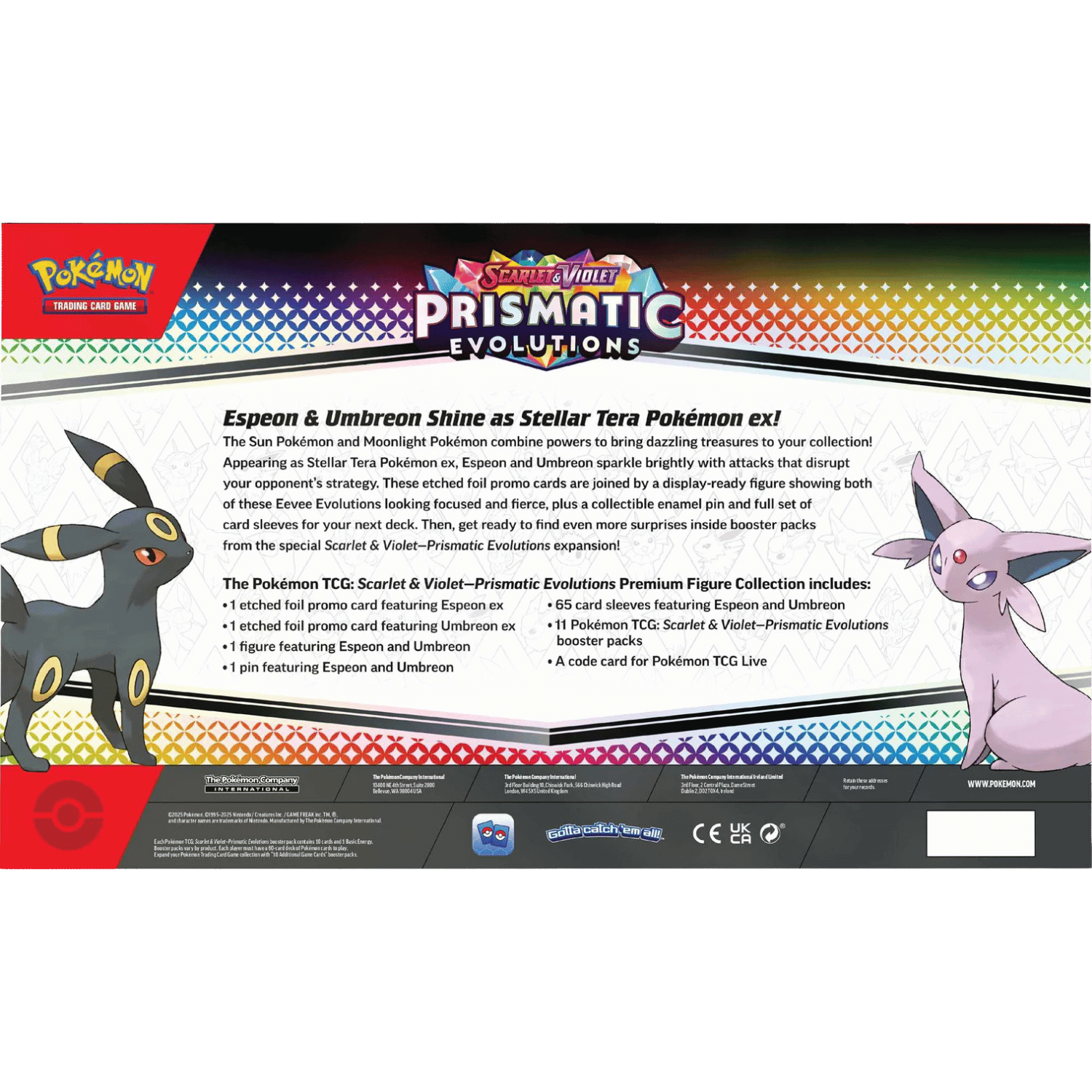 Pokémon: Scarlet & Violet Prismatic Evolutions Premium Figure Collection - The Upkeep