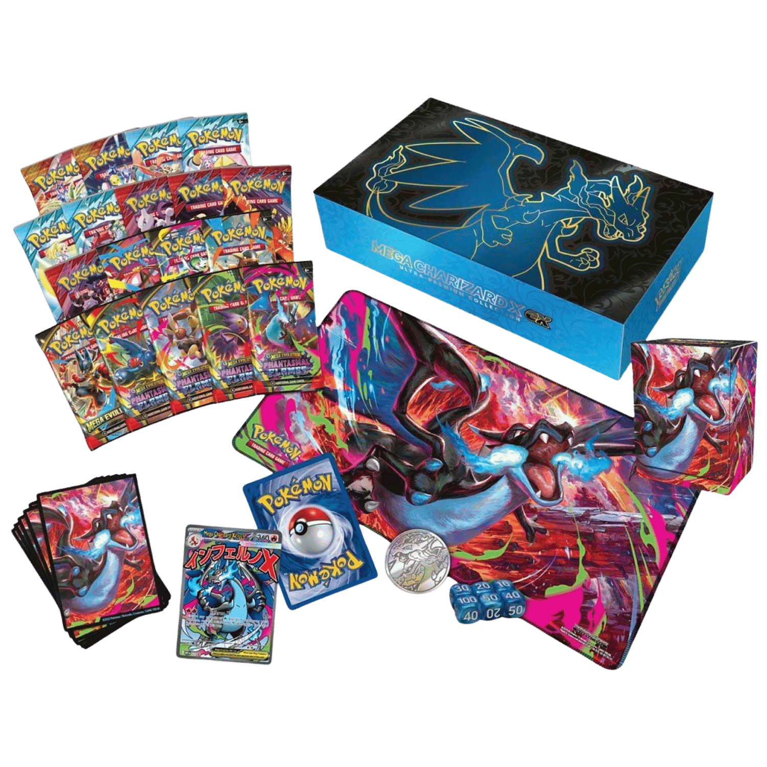 Pokémon: Mega Charizard X ex - Ultra-Premium Collection - The Upkeep