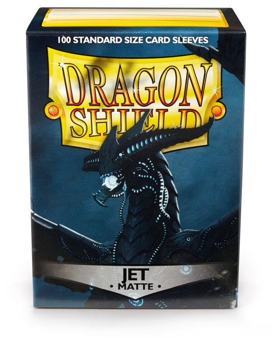 Dragon Shield - Standard Sleeves: Jet [Matte] (100 Sleeves)