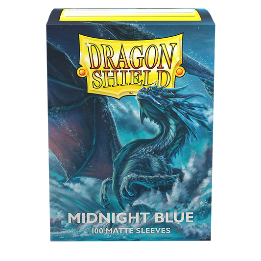 Dragon Shield - Standard Sleeves: Midnight Blue [Matte] (100 Sleeves)