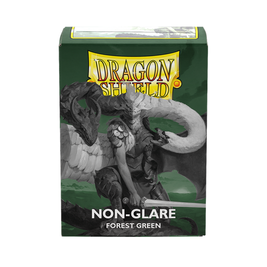 Dragon Shield - Standard Sleeves: Non-Glare Forest Green [Matte] (100 Sleeves)