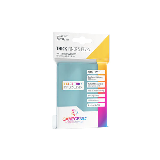 Gamegenic - Thick Inner Sleeves (50 stuks)