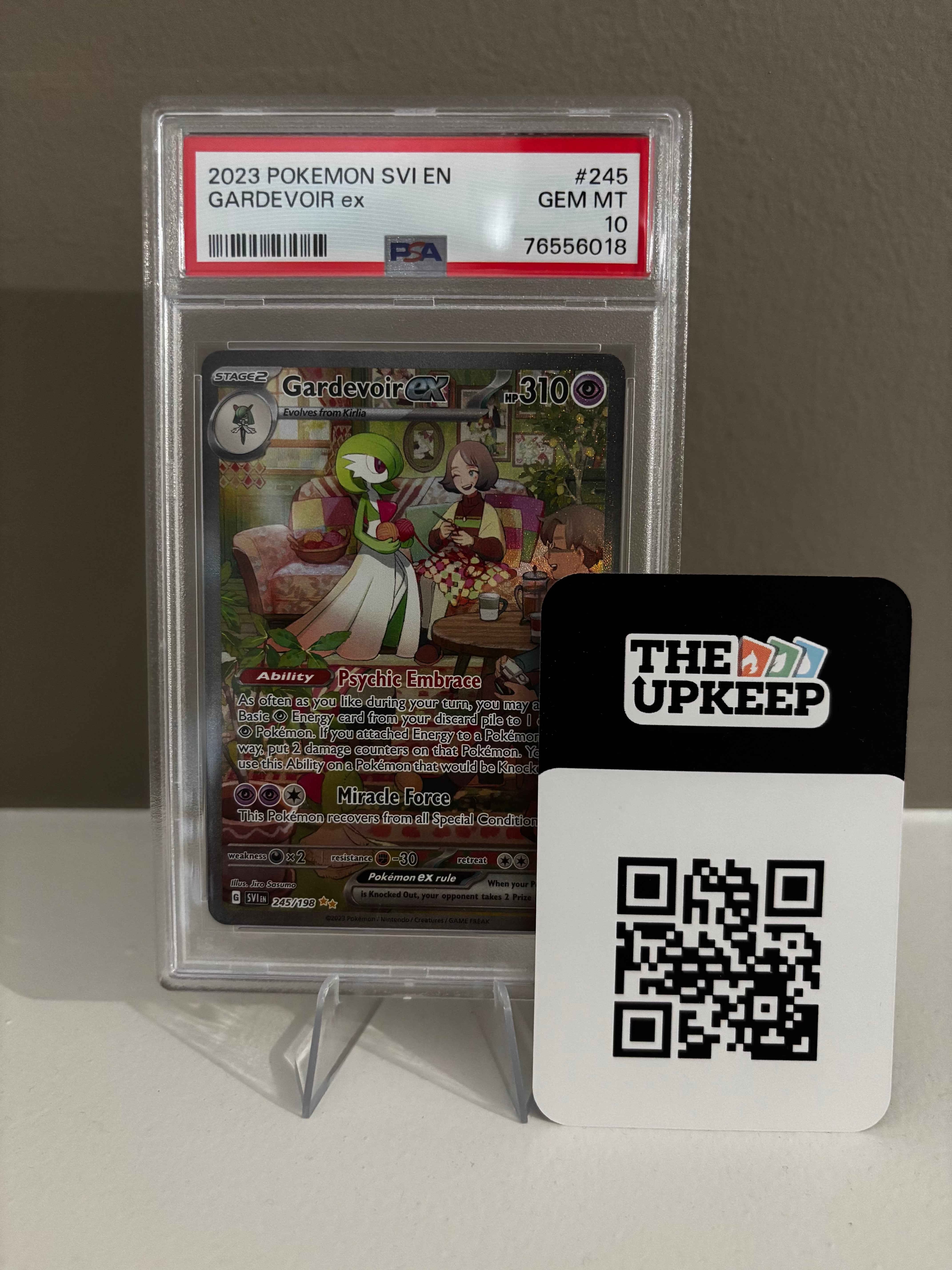 Gardevoir Ex - Scarlet & Violet Base - SVI 245/198 - PSA 10 - The Upkeep