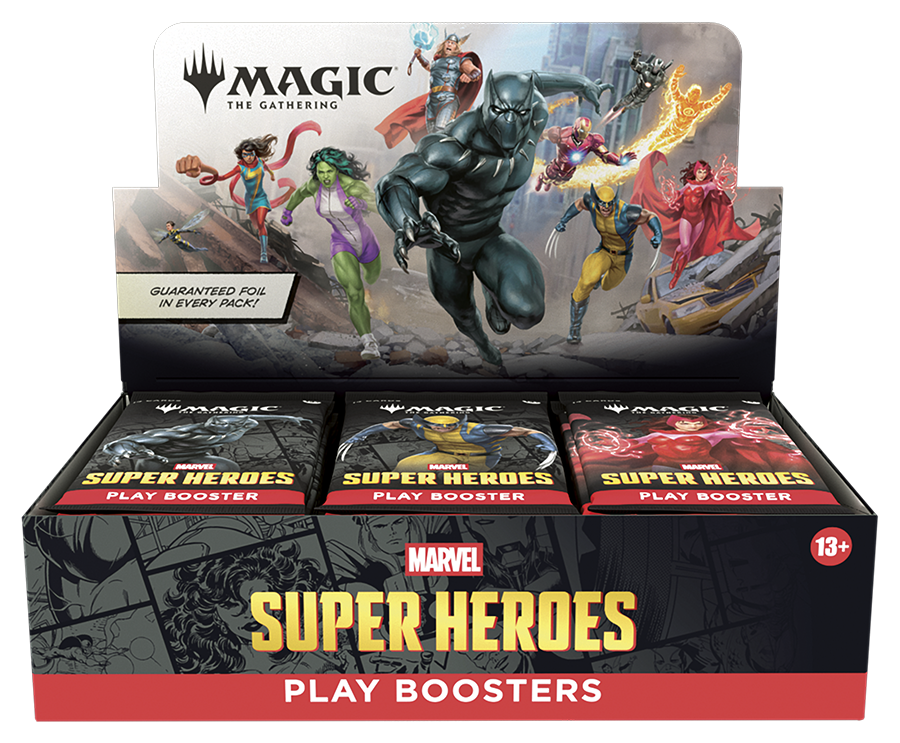 Magic: The Gatering - Marvel Super Heroes Play Booster Display (30 Boosters) - EN - The Upkeep