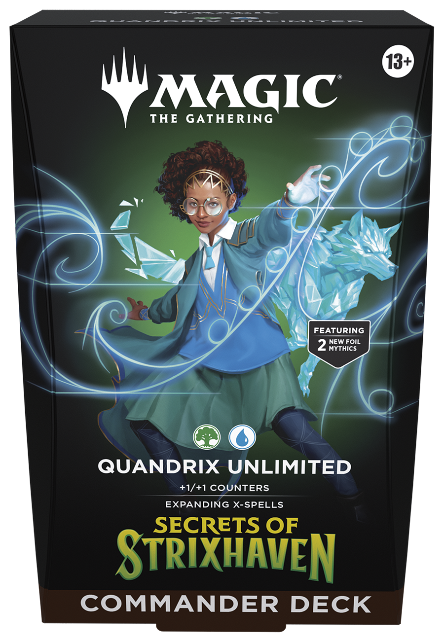 Magic: The Gathering - Secrets of Strixhaven Commander Deck: Quandrix Unlimited - The Upkeep