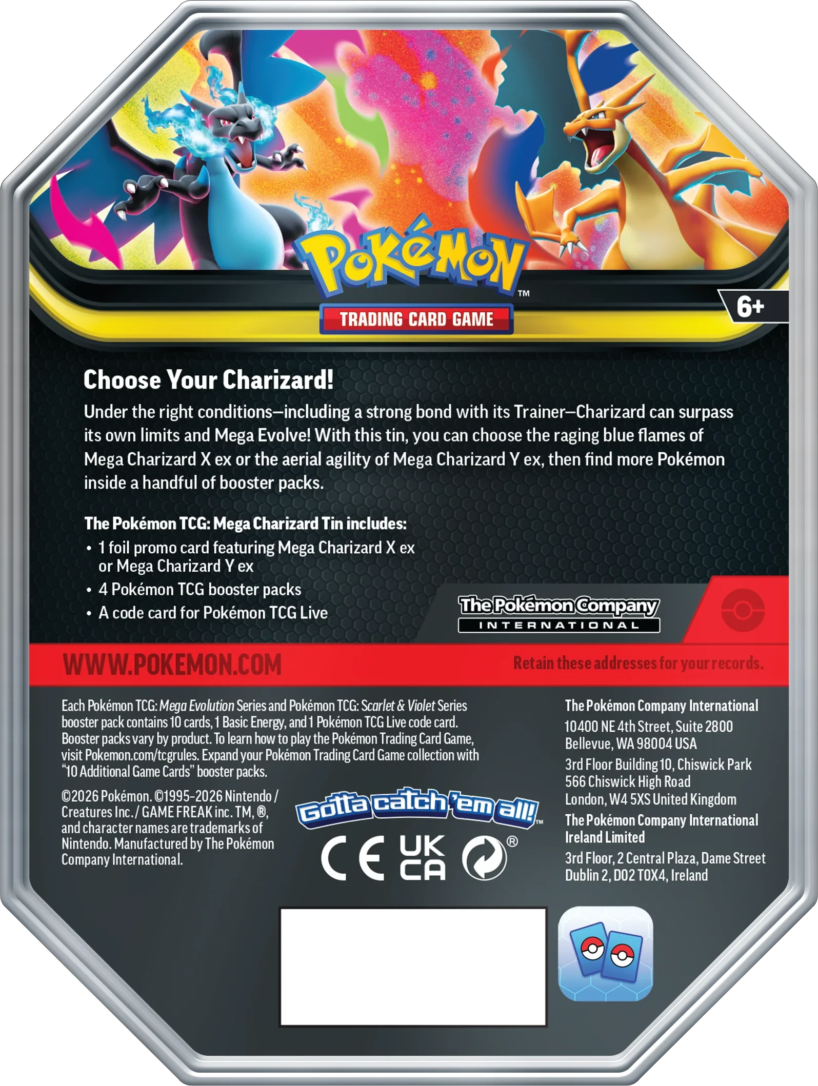 Pokémon - Mega Charizard Y ex Tin - The Upkeep