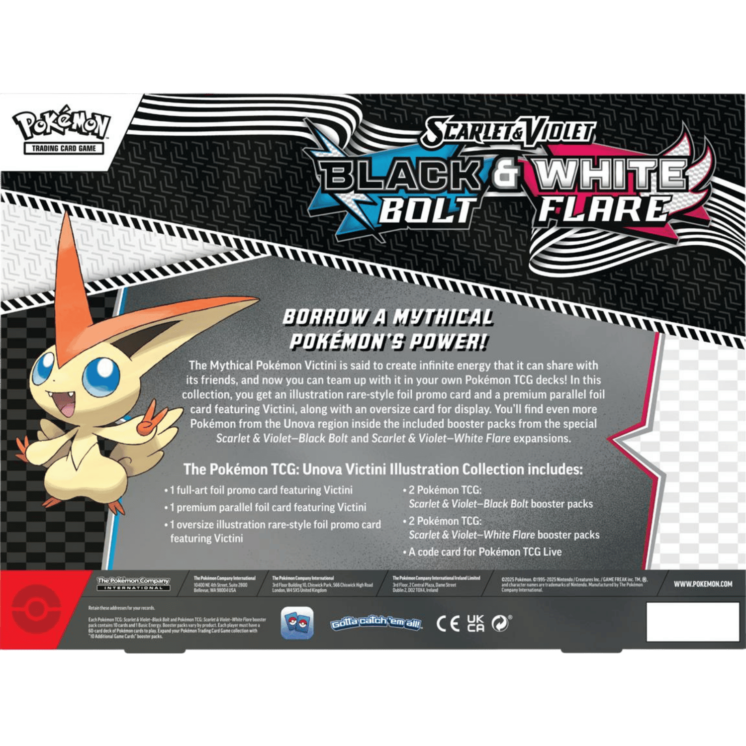 Pokémon - Black Bolt & White Flare: Unova Victini Illustration Collection - The Upkeep