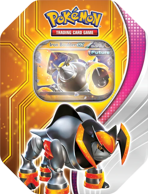Pokémon Paradox Destinies Tin Iron Boulder ex