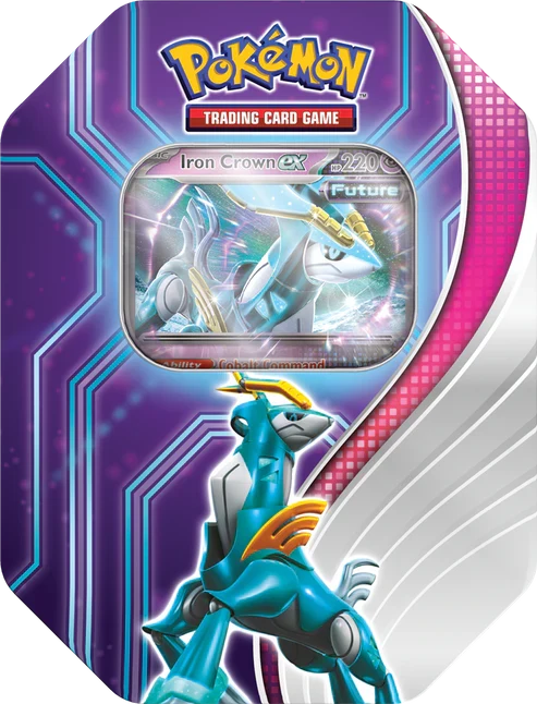 Pokémon Paradox Destinies Tin Iron Crown ex