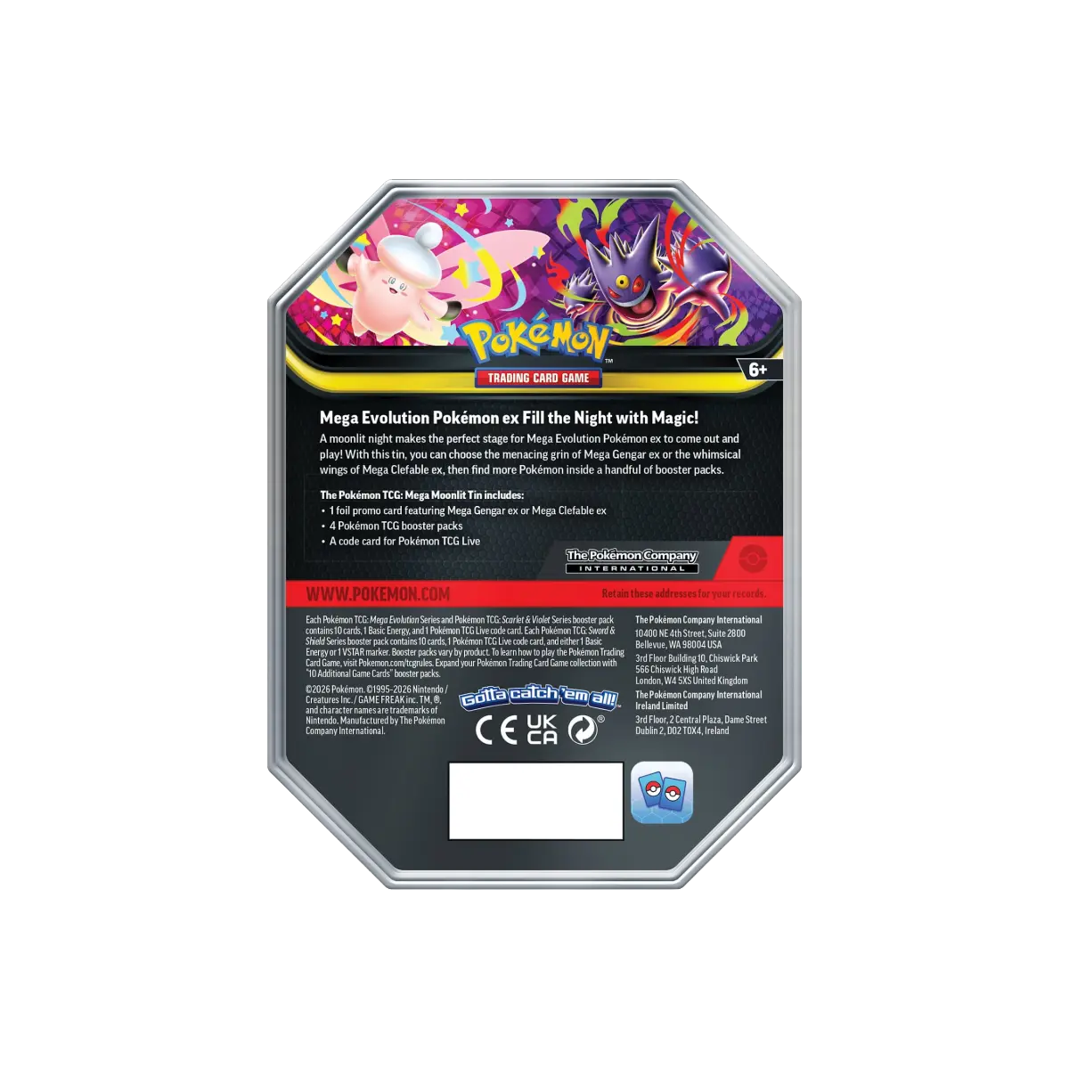 Pokémon: Mega Moonlit Ex Tin - Mega Gengar-thumbmail-2