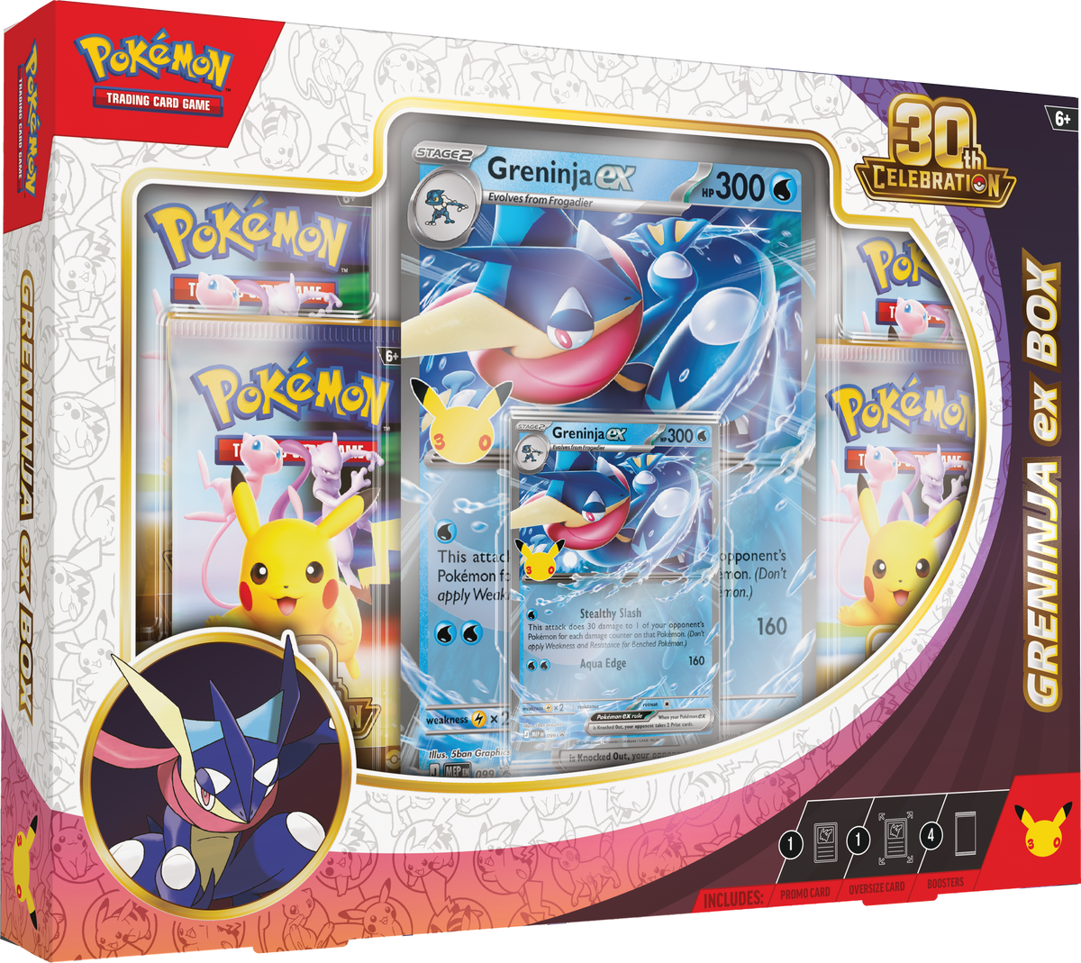 Pokémon: 30th Celebration - Pokémon ex Box (Greninja ex)