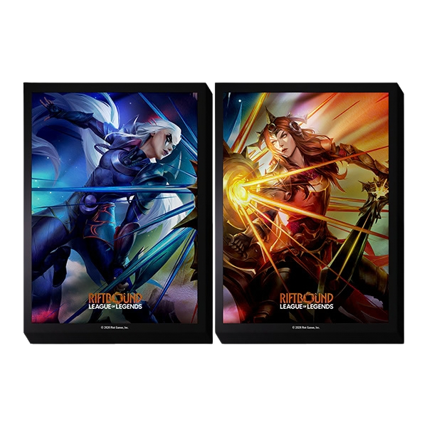 Riftbound: Vendetta - Art Sleeves (Diana vs Leona) (100 stuks)-thumbmail-2