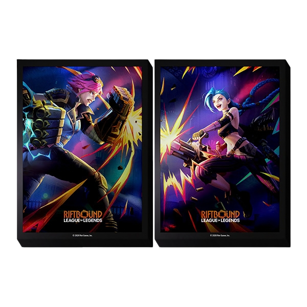 Riftbound: Vendetta - Art Sleeves (Vi vs Jinx) (100 stuks)-thumbmail-2