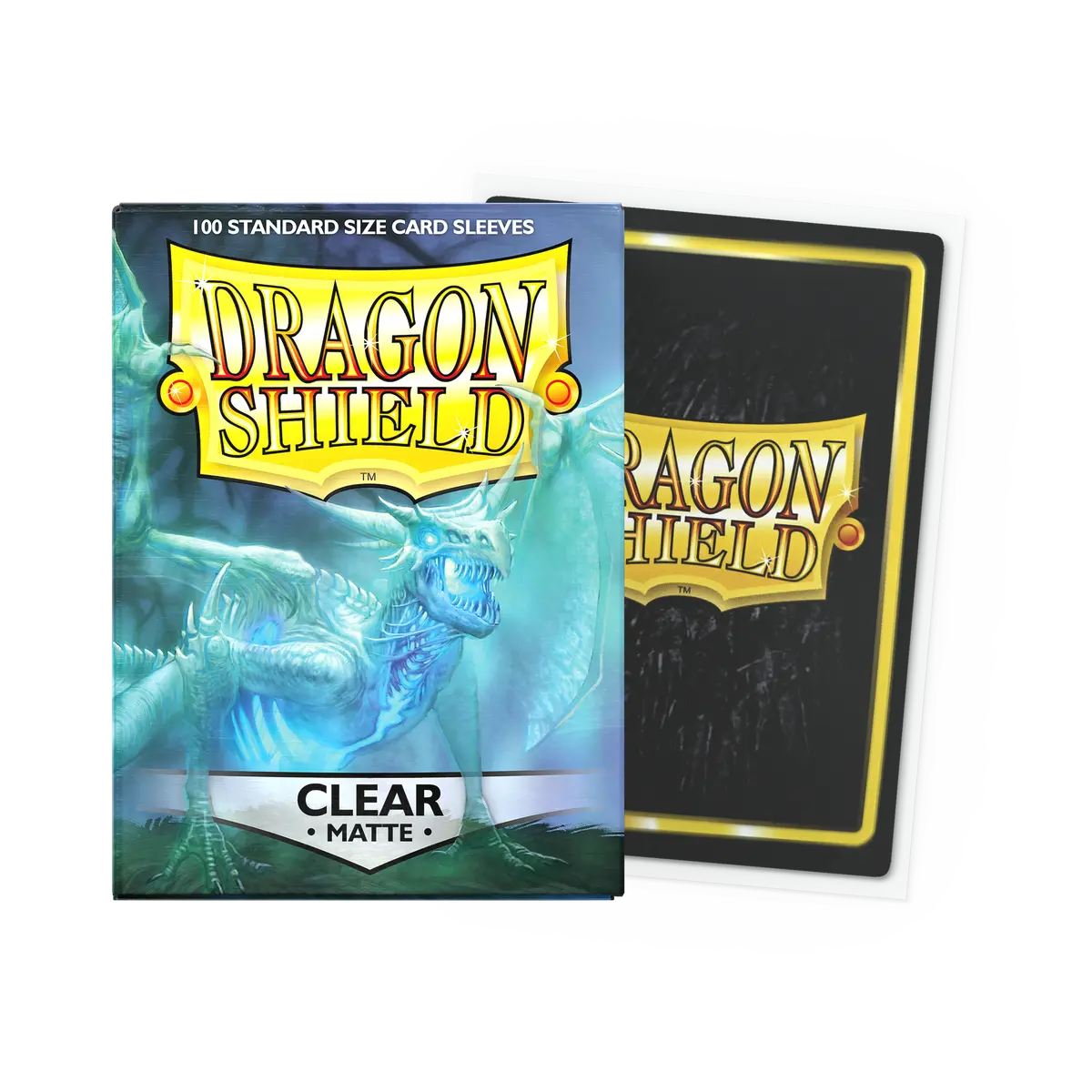 Dragon Shield - Standard Sleeves: Clear [Matte] (100 Sleeves) - The Upkeep